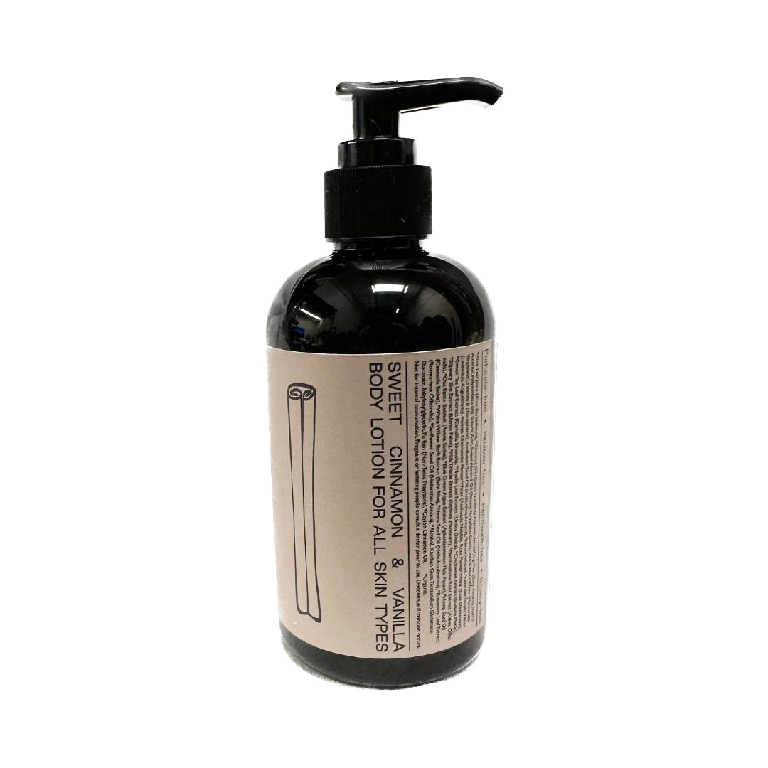 Body Lotion - 8oz  (Sweet Cinnamon & Vanilla Scented)