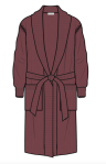 P.J. Salvage Robe Cozy Chenille Cable Knit