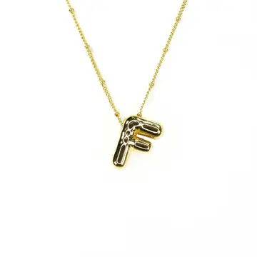 Mini Balloon Initial Necklace