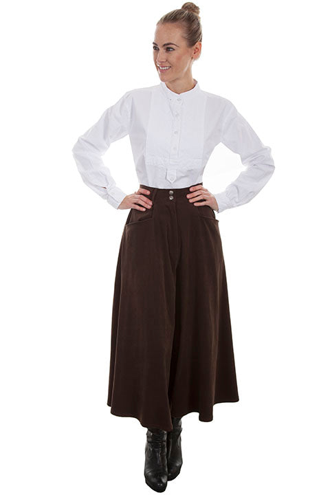 Scully Sueded Riding Skirt
