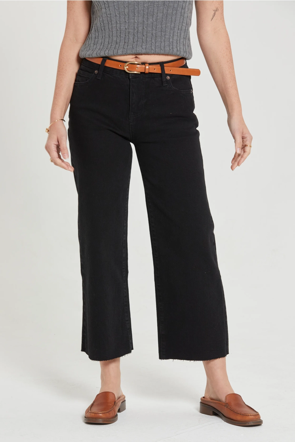 Aberdeen Ankle Crop High Rise Jean
