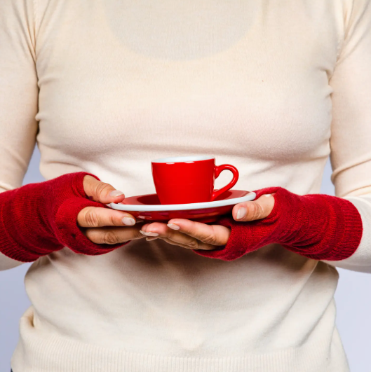 Pure Cashmere Fingerless Gloves