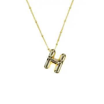 Mini Balloon Initial Necklace