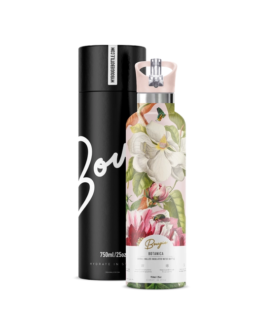 Botanica Vintage Floral 25 oz Insulated Water Bottle