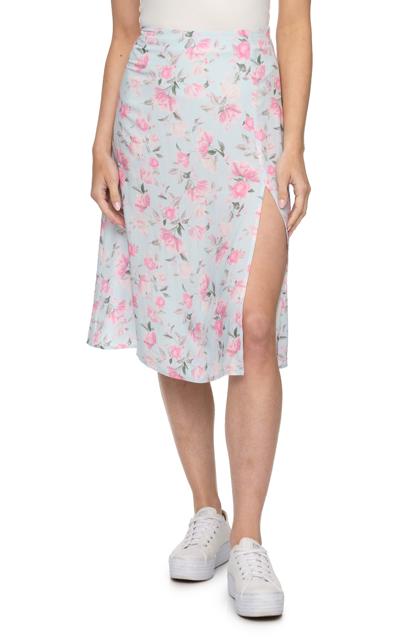 Zoe Floral Midi Skirt
