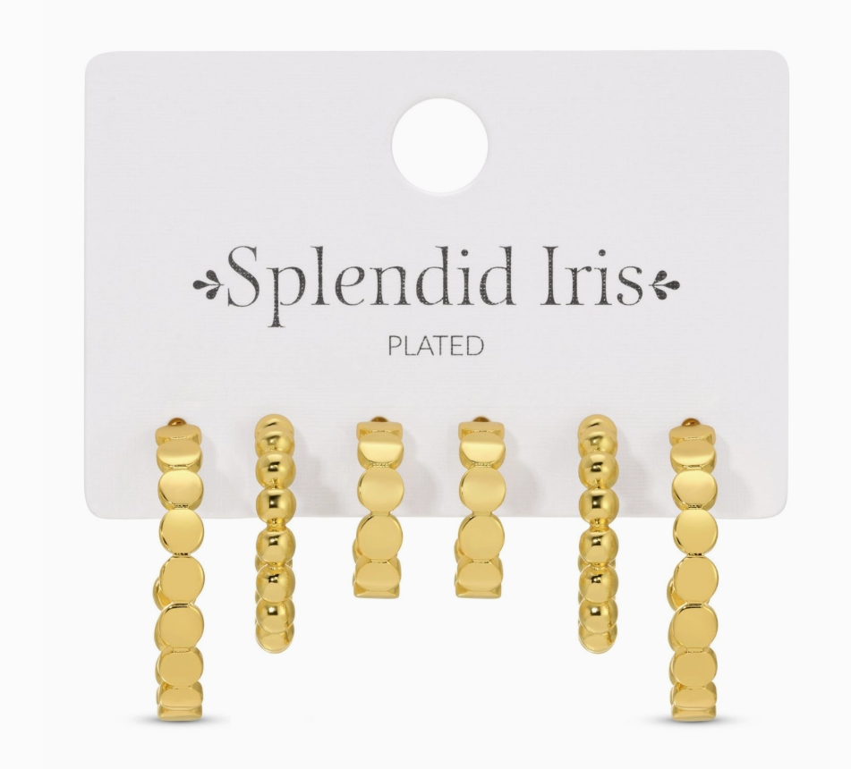 Splendid Iris Earrings