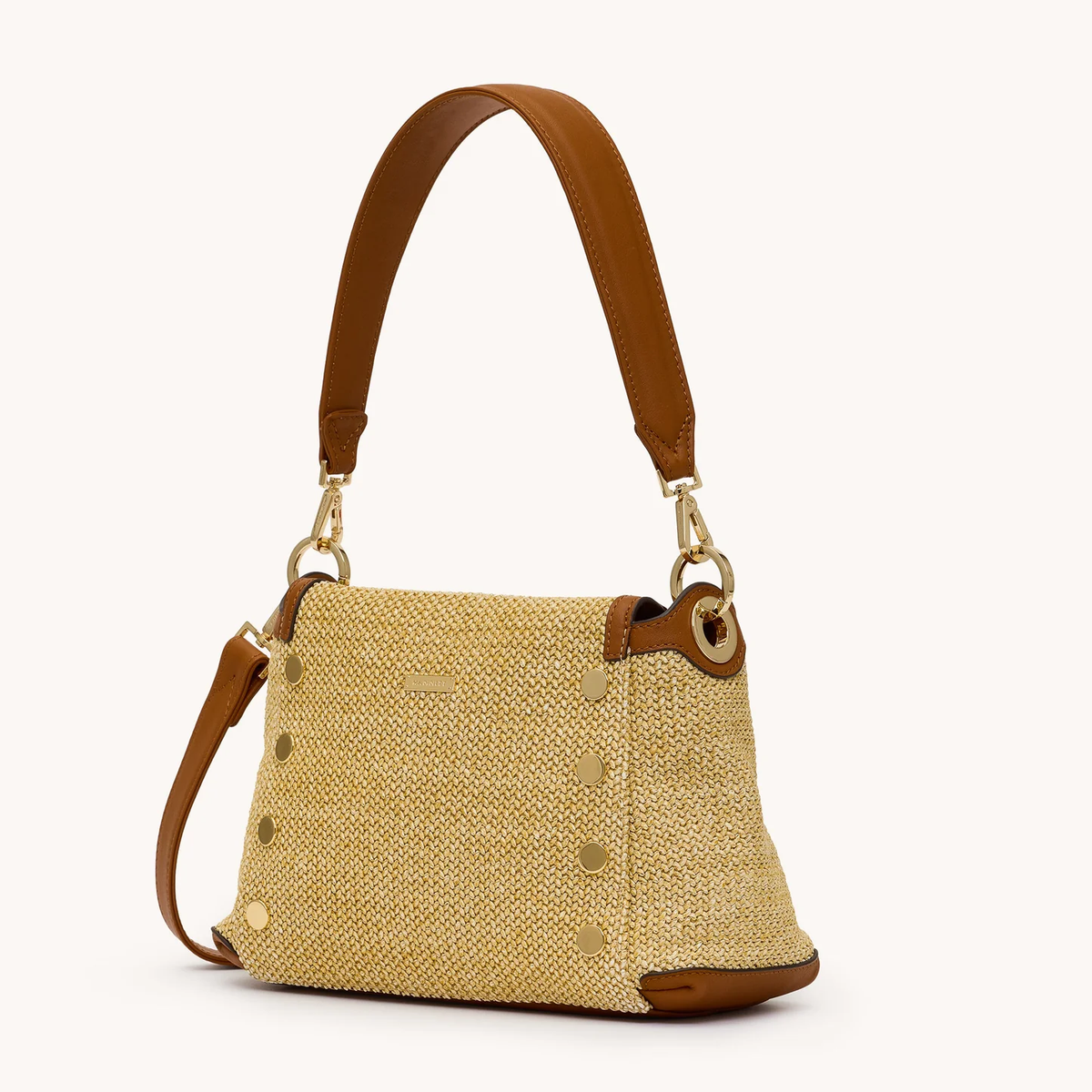 Hammitt Bryant Med - Cocoa Raffia/Gold