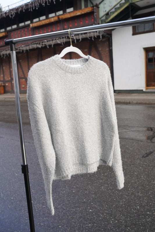 Bella Dahl Slouchy Sweater - Silver Shimmer