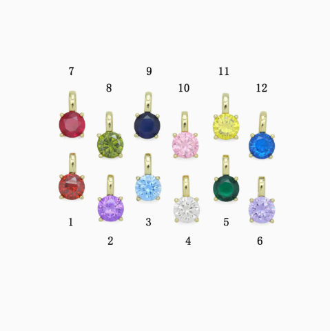 Birthstone Charm