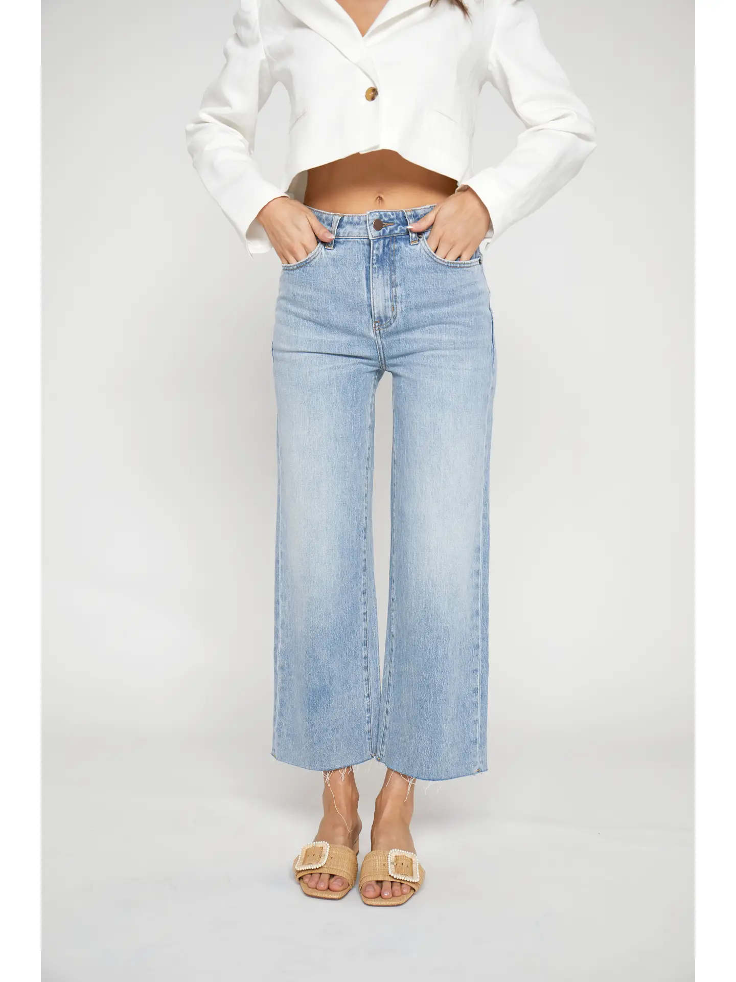 Aberdeen Ankle Crop High Rise Jean