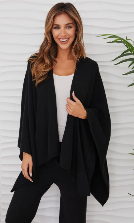 Knit Dolman Open Caradigan - OSFM