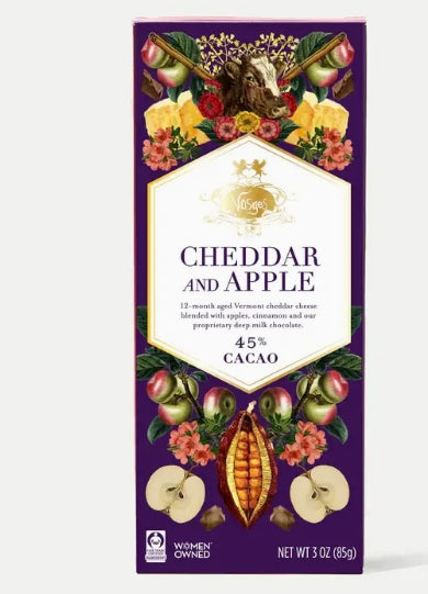Cheddar & Apple Chocolate Bar - 3oz