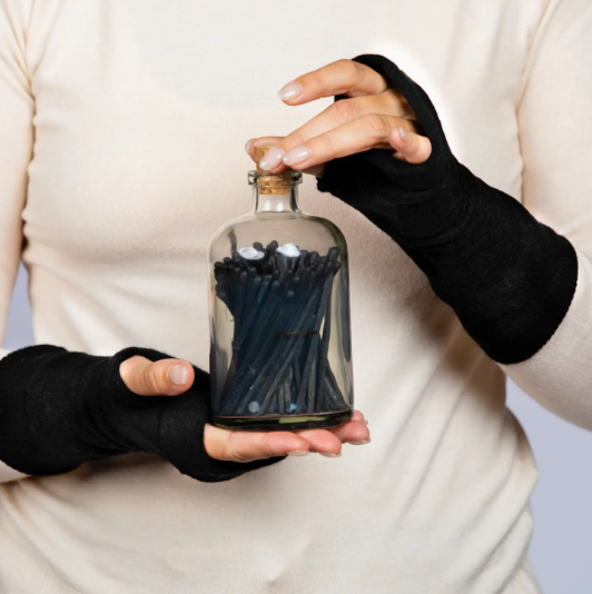 Pure Cashmere Fingerless Gloves